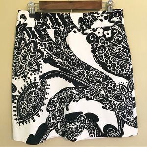 KATE SPADE Paisley Skirt The Rules Cotton Skirt